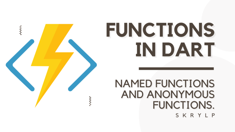 Functions in Dart