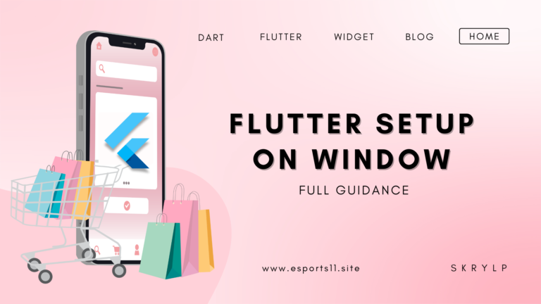 Flutter Setup on Window 11 |  Install flutter step by step