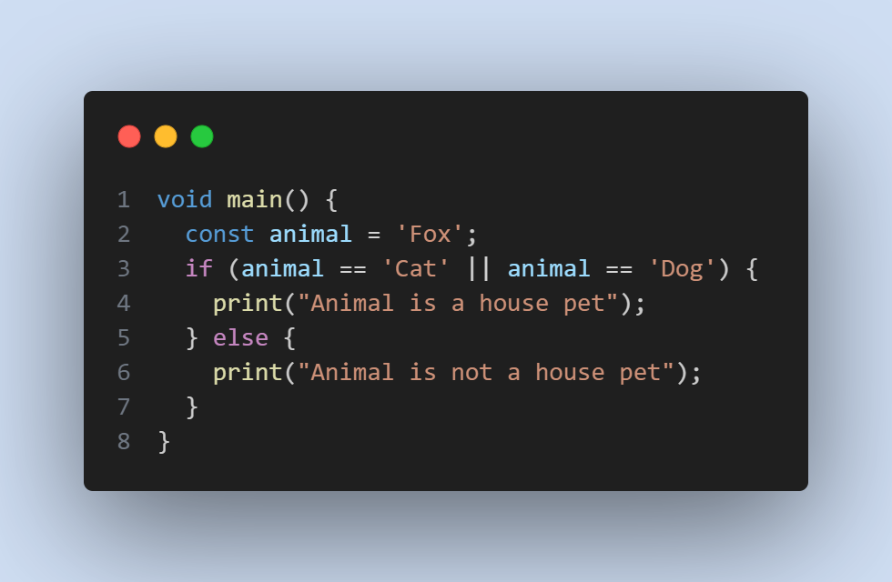 Control Flow in Dart