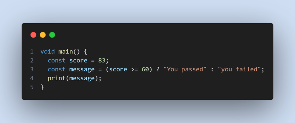 Control Flow in Dart