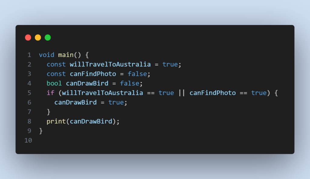 Control Flow in Dart