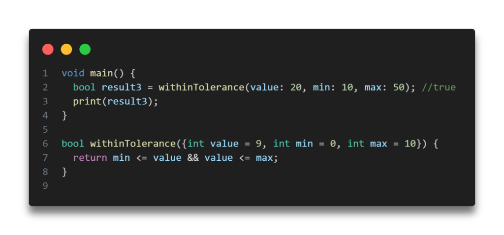 Functions in Dart