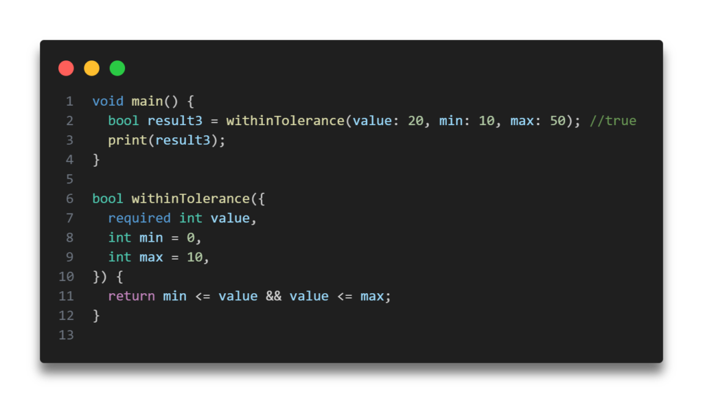 Functions in Dart