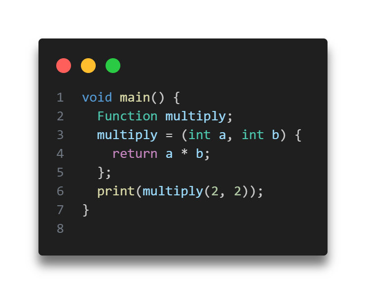 Functions in Dart