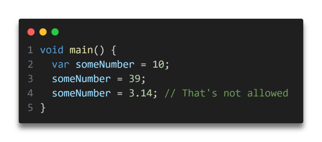 Dart Variables And Data Types